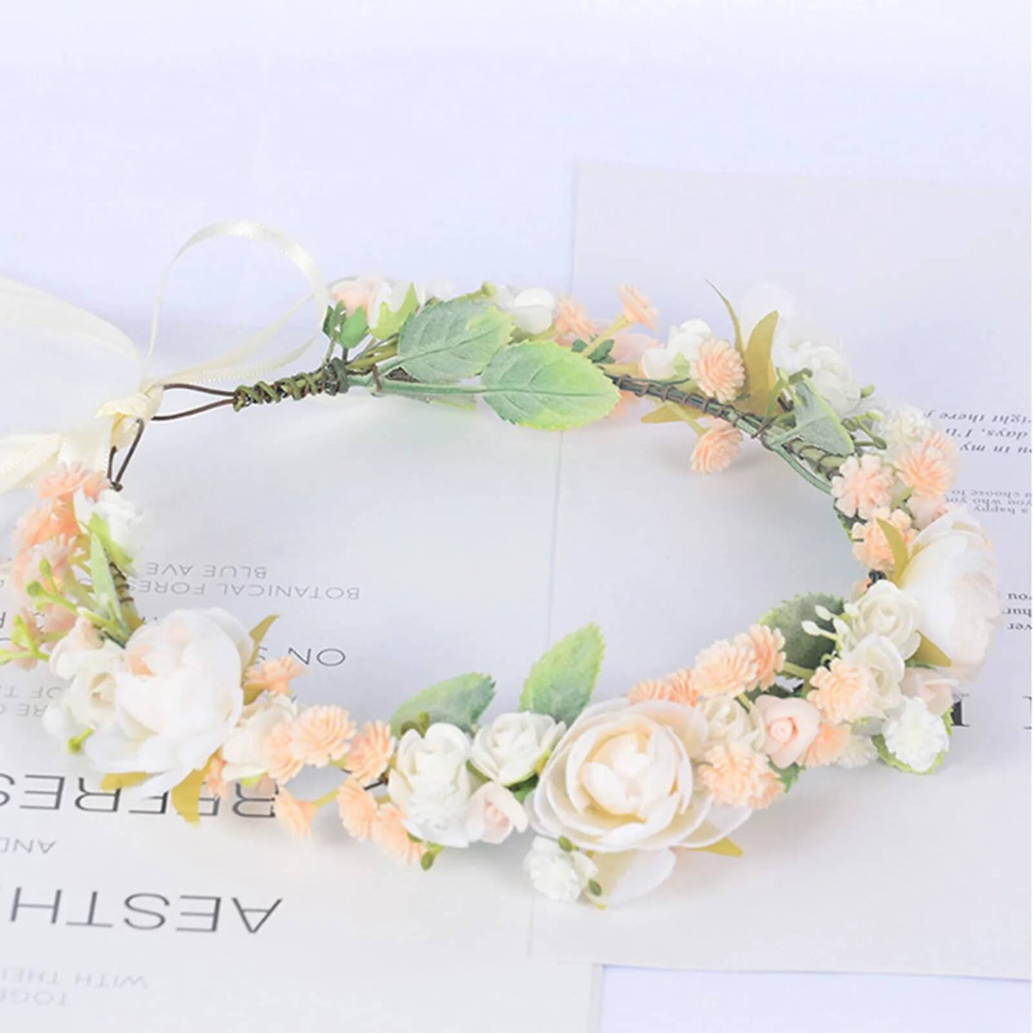 Blumenkranz Braut Boho