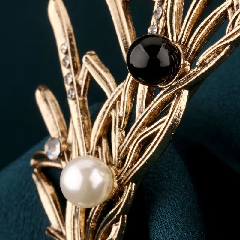 Diadem Gold Perlen