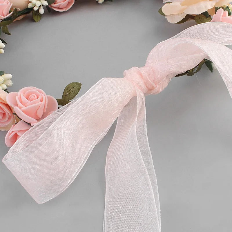 Blumenkranz Haare Rosa