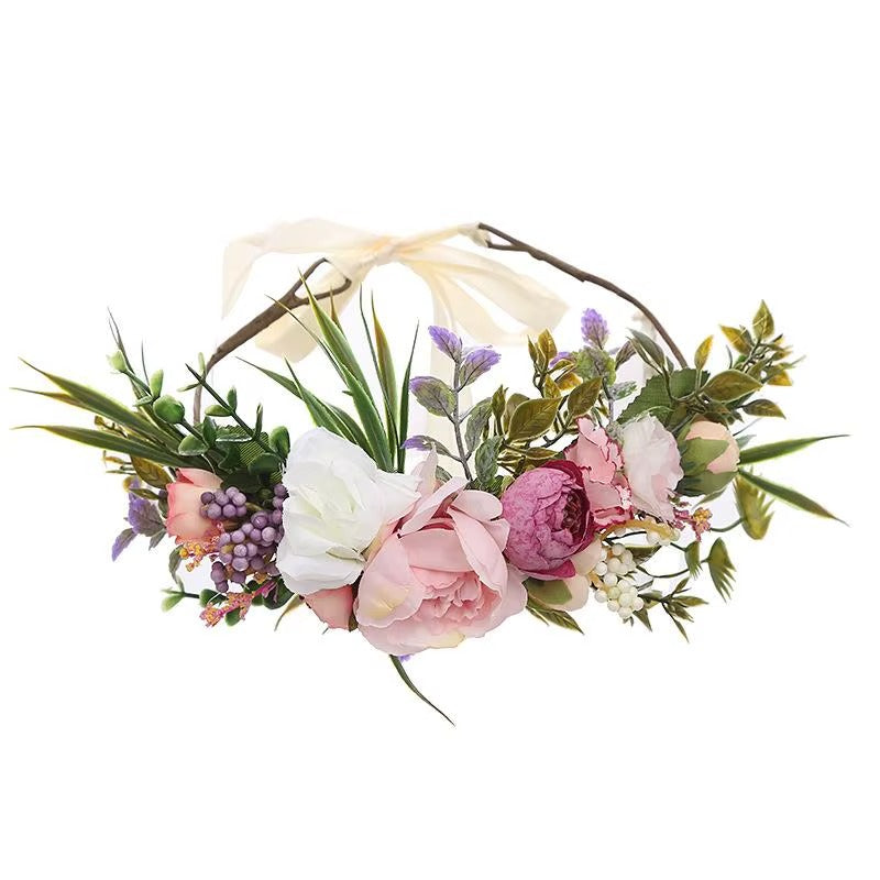 Blumenkranz Trockenblumen Haare