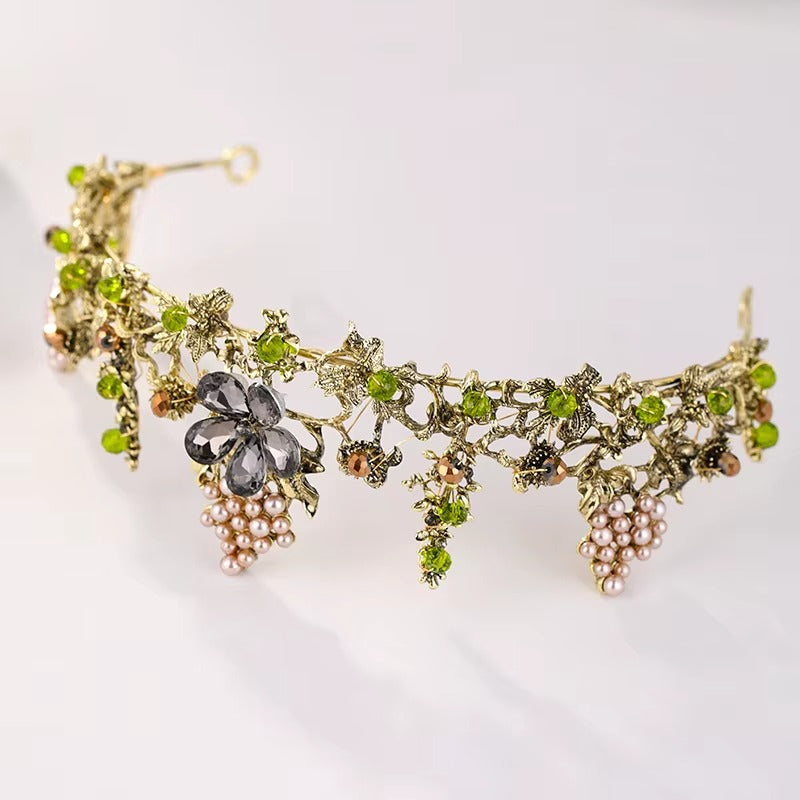 Blumen Diadem Hochzeit