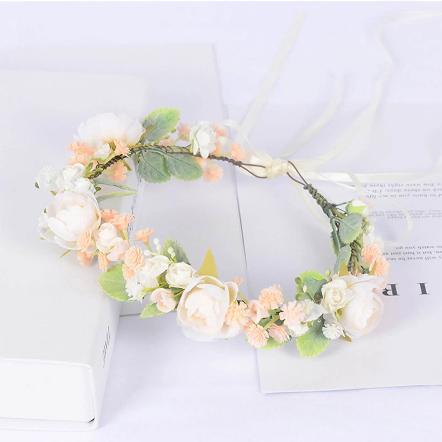Blumenkranz Braut Boho