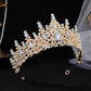 Braut Diadem Gold
