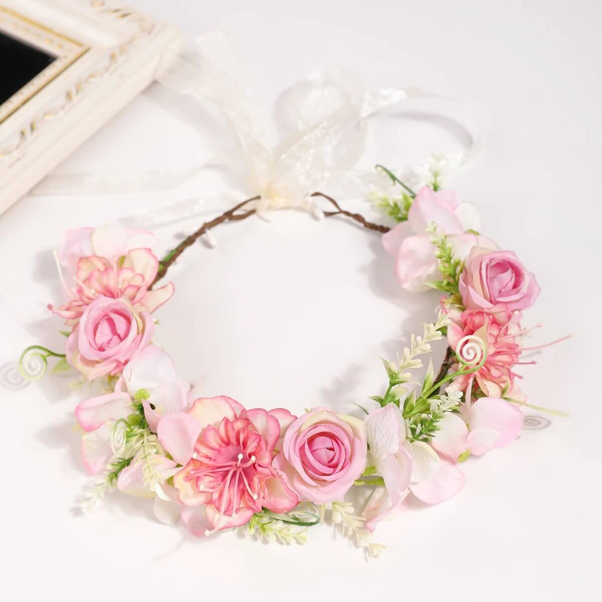 Blumenkranz Hochzeit Boho