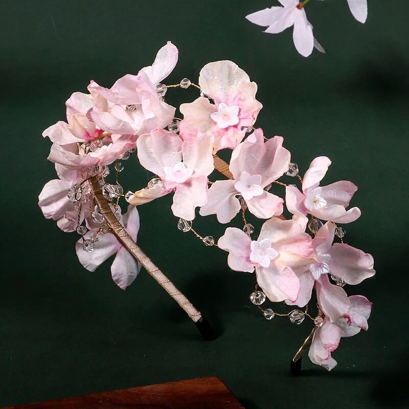 Blumenkranz Haar Hochzeit