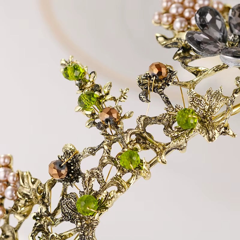 Blumen Diadem Hochzeit