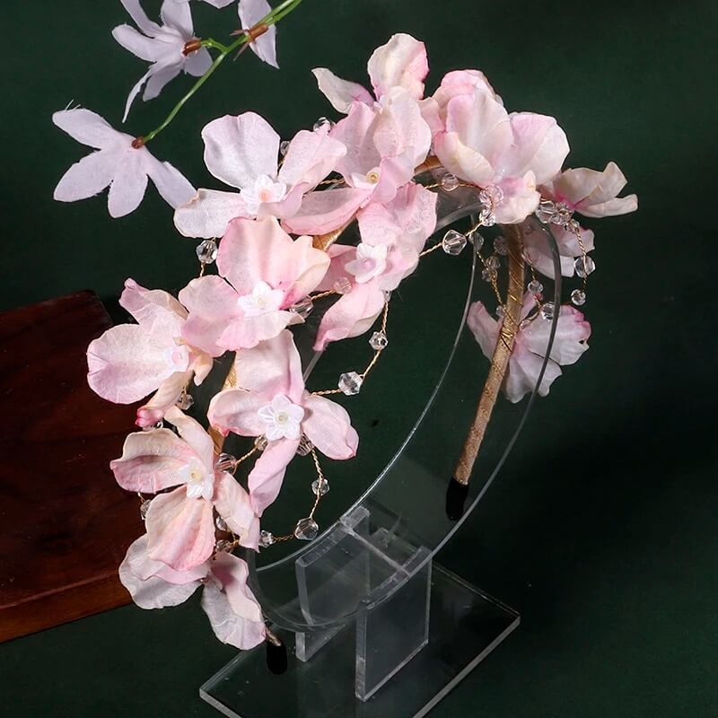 Blumenkranz Haar Hochzeit