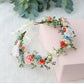 Blumenkranz für Haare Hochzeit