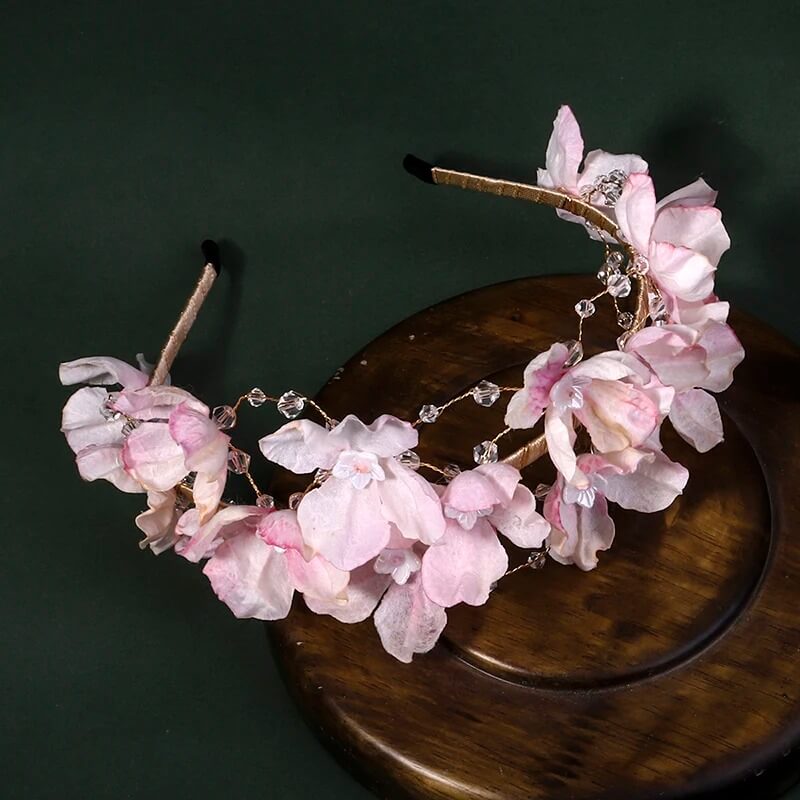 Blumenkranz Haar Hochzeit