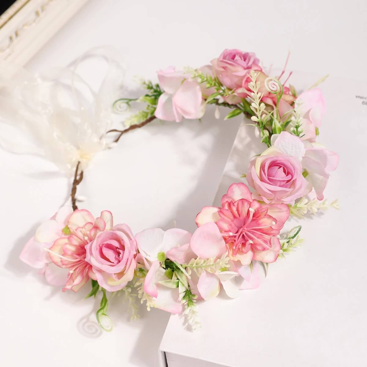 Blumenkranz Hochzeit Boho