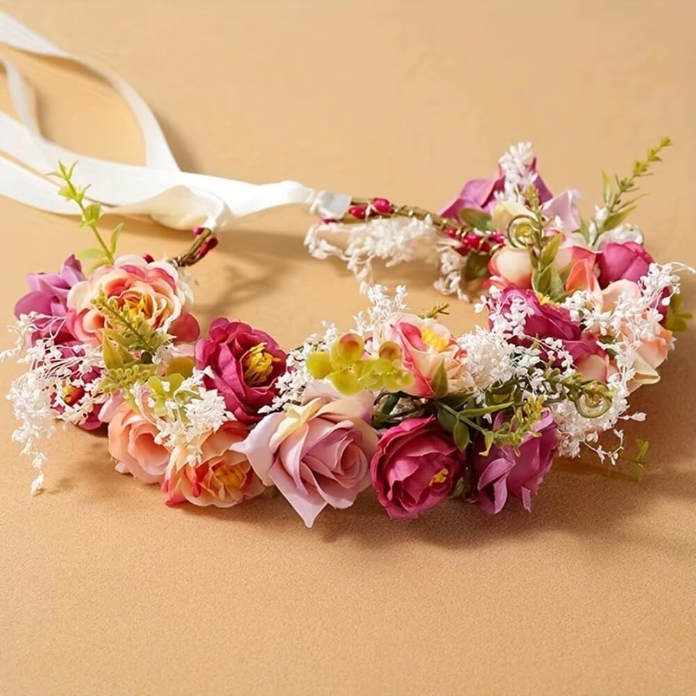 Blumenkranz Haare Blumenmädchen