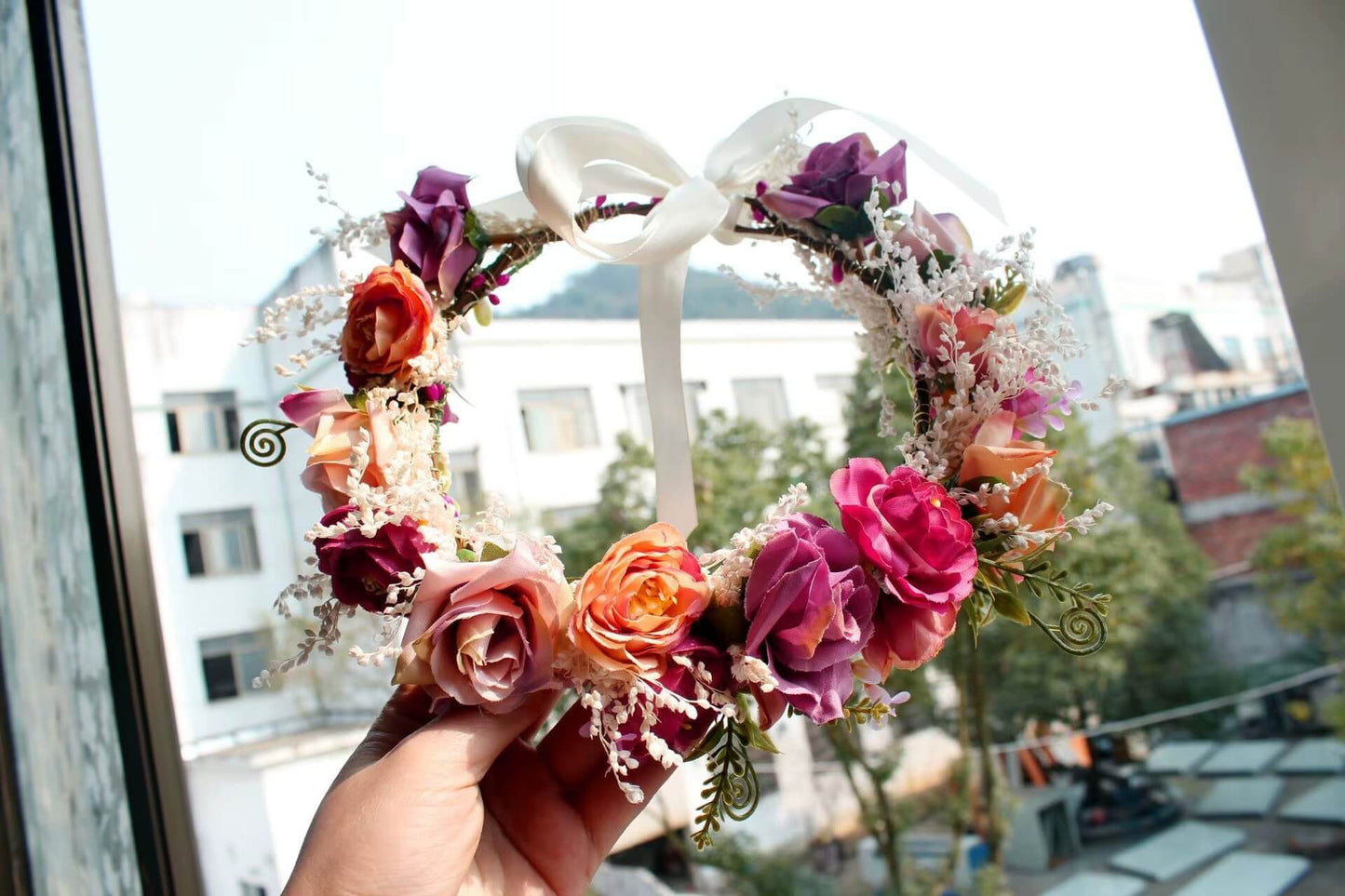 Blumenkranz Haare Boho