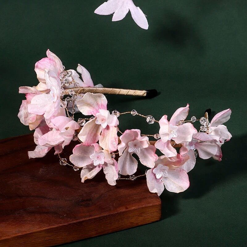 Blumenkranz Haar Hochzeit