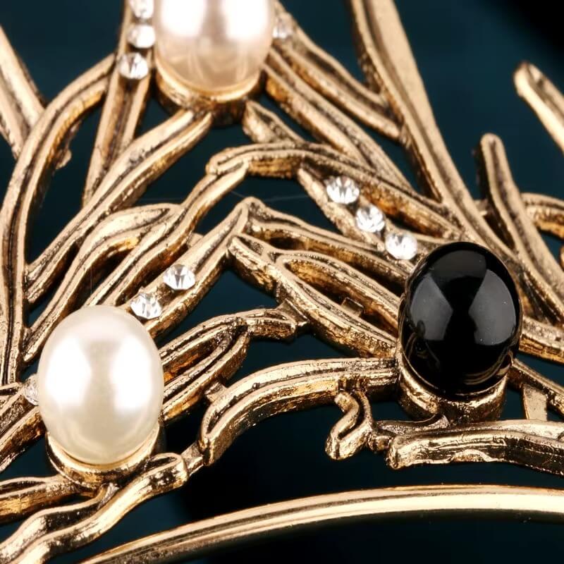 Diadem Gold Perlen