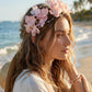 Blumenkranz Haar Hochzeit