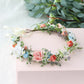 Blumenkranz für haare hochzeit 