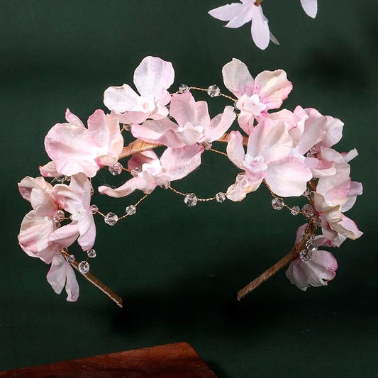 Blumenkranz haar hochzeit 