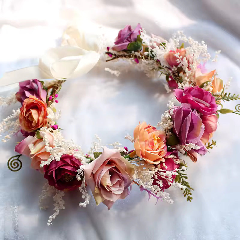 Blumenkranz haare boho 