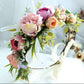 Blumenkranz trockenblumen haare 