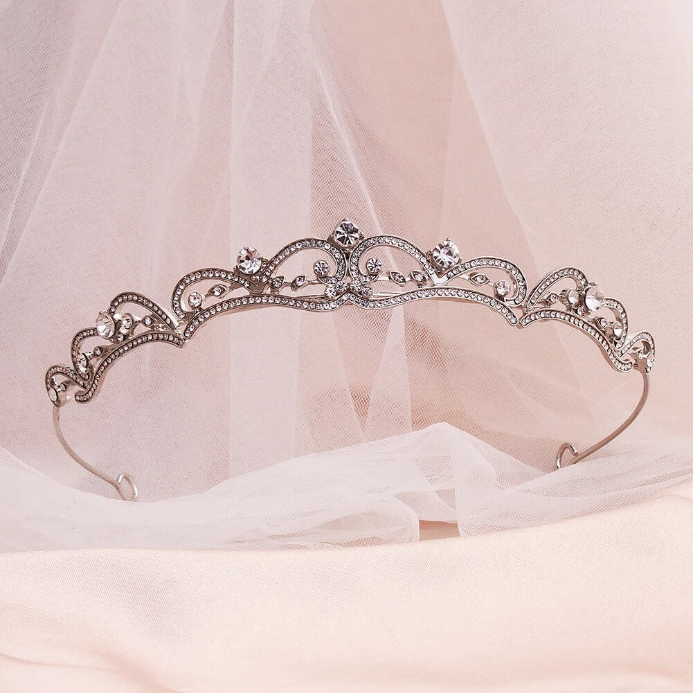 Diadem haarreif hochzeit 