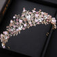 Braut Diadem Rosegold