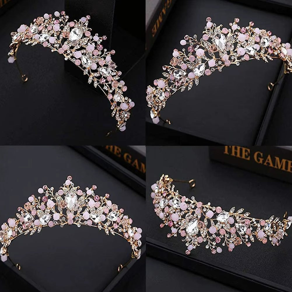 Braut Diadem Rosegold