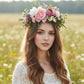 Blumenkranz Trockenblumen Haare